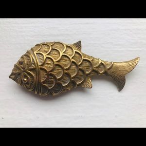 Vintage Richelieu Figural Fish Pin Brooch